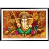 God Ganesha Poster with frame